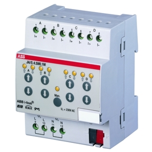 KNX Jalousieaktor REG 4f - Handbedienung Vor Ort (JA/S4.SMI.1M)
