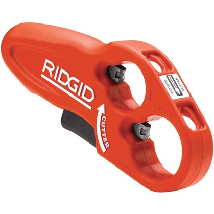 RIDGID Rohrabschneider P-TEC für 32 und 40 mm Kunststoffrohre - Abstech- und Anfasgerät
