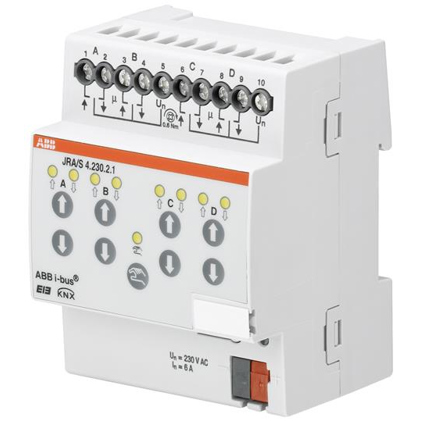 ABB Smart-Home Jalousieaktor - 4-Kanal DIN-Rail Rollo/Jalousie Auslöser